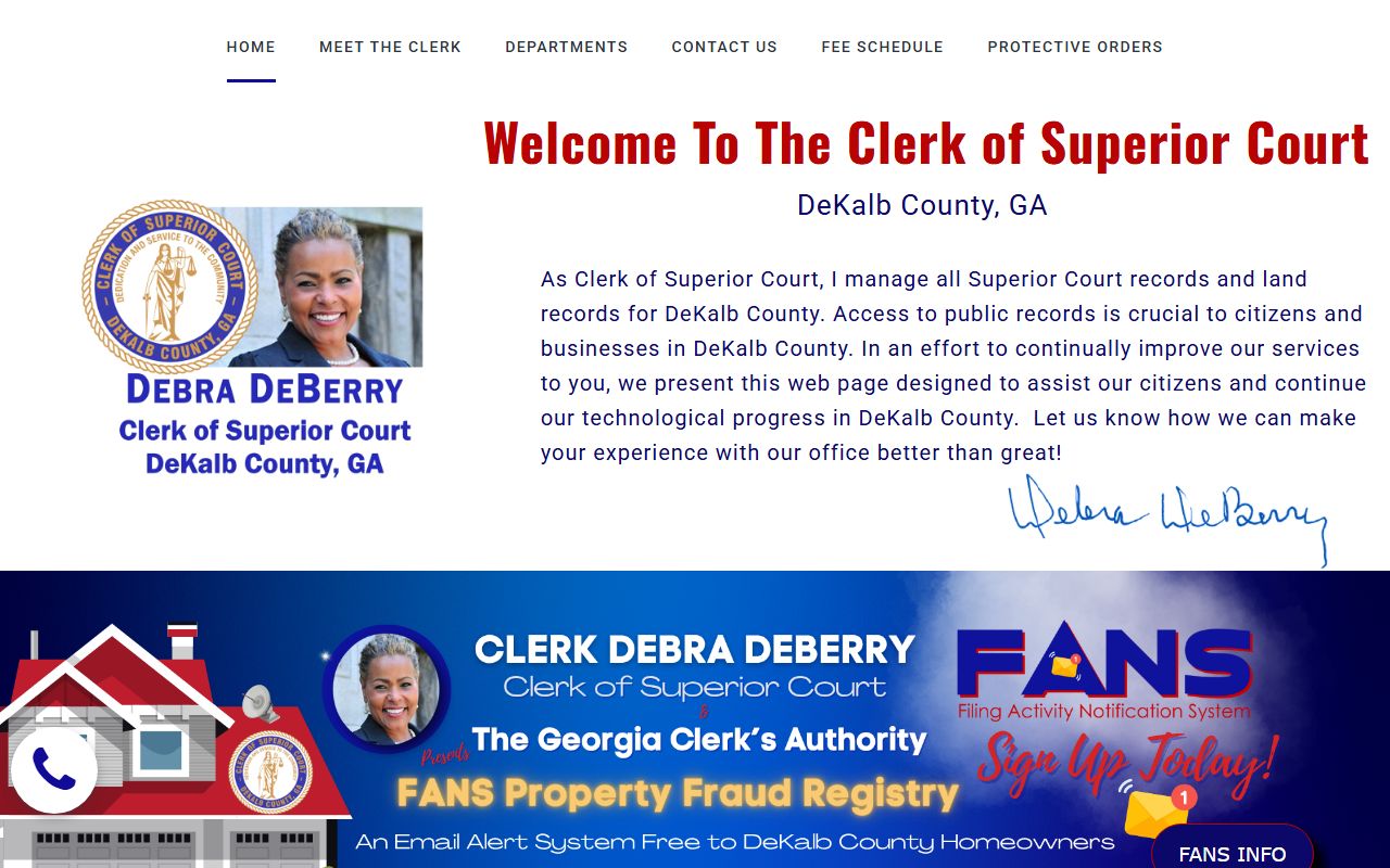 DeKalb County marriage and divorce records Clerk of Superior Court home